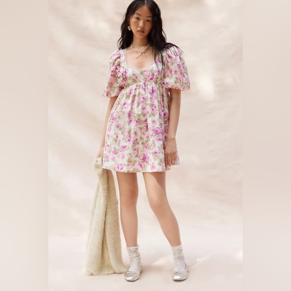 Free People x For Love & Lemons Milani Mini Dress - Picture 5 of 6